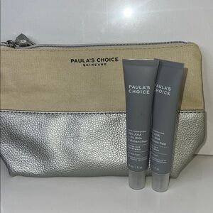 Paula’s choice skin perfecting exfoliant peel Aha + BHA with bag